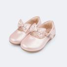 Sapato Bebê Pampili Angel Rose Metal