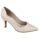 Sapato bebece feminino scarpin salto alto bico fino tiras recorte monocromatico classico t7016-148