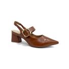 Sapato Bebecê Feminino Slingback T3838-555 Pecan Sapato Bebecê Feminino Slingback T3838-555 Pecan