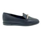 Sapato Bebecê Mocassim com Brilho Preto 1118045