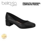 Sapato Beira Rio Scarpin Preto Confort