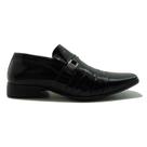 Sapato Belloboy Social Preto Verniz Fivela Masculino Ad 1103 Roma
