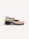 Sapato Boneca Couro Off White Sapato Boneca Couro Off White