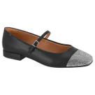 Sapato Boneca Feminino Vizzano Salto Baixo Strass 1427.103