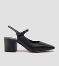 Sapato Boneca Mary Jane CBK Couro Preto