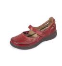 Sapato Boneca Retro Conforto em couro Vermelho Serella