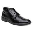 Sapato Cano Alto de Amarrar Preto Bota Social Masculina Confortável Moderna e Macia Sapato Cano Alto de Amarrar Preto Bota Social Masculina Confortável Moderna e Macia