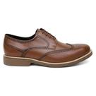 Sapato Casual Centuria Brogue em Couro Whisky Sapato Casual Centuria Brogue em Couro Whisky