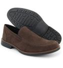 Sapato Casual Masculino Oxford Camurça Marrom Conforto