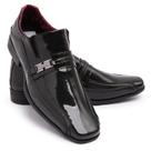 Sapato Casual Social Masculino Cano Baixo Detalhe Metal Conforto