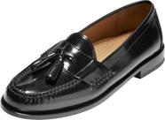 Sapato Cole Haan Pinch Tassel Loafer para homens em couro preto
