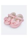 Sapato de Bebê Pampili Nina Laço Duplo Rosa Glacê