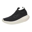 Sapato de recuperação OOFOS OOMy Zen Chalk preto para homens, tamanho 12,5
