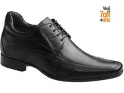 Sapato Em Couro Preto Rafarillo Vegas Alth 7cm +Alto Original Lançamento 3206