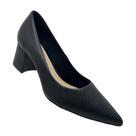 Sapato Fem Bottero Scarpin Couro Veneza Preto 354901-19