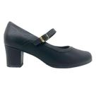 Sapato Fem Piccadilly Boneca Fivela Salto Grosso 110167