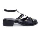 Sapato Feminino Azillê Salto Grosso Preto - 50387