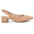 Sapato Feminino Beira Rio 4182.220 Social Scarpin Salto Baixo Grosso Mule