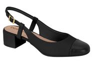 Sapato Feminino Beira Rio Scarpin Slingback Salto Baixo 4301.111