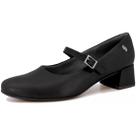 Sapato Feminino Boneca Salto Bloco Couro Casual Usaflex Sapato Feminino Boneca Salto Bloco Couro Casual Usaflex