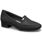 Sapato Feminino Campesí Loafer Salto Bloco Preto L9833-0002