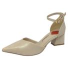 Sapato Feminino Conforto Elegancia Salto Medio Bloco Bebece