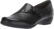 Sapato feminino Dansko Franny de couro preto tamanho 41-42