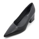 Sapato Feminino Lialine Salto Médio REF: 2293-71568 COURO