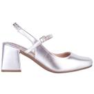 Sapato Feminino Mary Jane Boneca Romântica Bico Quadrado Salto Médio Moda