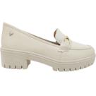 Sapato Feminino Mocassim Casual Social Dia a Dia Passeio Trabalho Tratorado Calce Fácil com Brilho Conforto Mississipi Q8551a