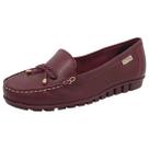 Sapato Feminino Mocassim Couro Slip On Conforto Laço Bottero