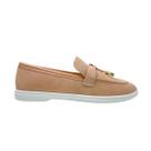 Sapato Feminino Mocassim Em Nobuck Moleca Nude Sapato Feminino Mocassim Em Nobuck Moleca Nude