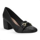 Sapato Feminino Mocassim salto bloco Beira Rio 4304.104