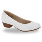 Sapato Feminino Modare Conforto Salto Baixo 7032.500 - Branco