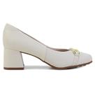Sapato Feminino Modare Salto Bloco Bege - 7373.123