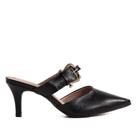 Sapato Feminino Mule Zariff 70826061 com Fivela Preto Sapato Feminino Mule Zariff 70826061 com Fivela Preto