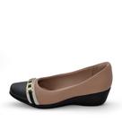 Sapato Feminino Piccadilly Anabela REF: 143235 NAPA STRETCH-NAPA LUX LINHO