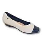 Sapato Feminino Piccadilly Max Off White/Preto 147280-17 Sapato Feminino Piccadilly Max Off White/Preto 147280-17
