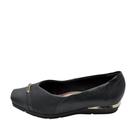 Sapato Feminino Piccadilly Max Therapy Anabela REF: 147319 NAPA LUX LINHO-NAPA