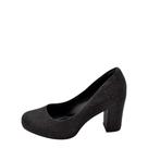 Sapato Feminino Piccadilly Salto Alto REF: 130185 TECIDO GLITTER
