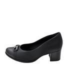 Sapato Feminino Piccadilly Salto Medio REF: 654065 NAPA STRETCH-VERNIZ