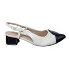 Sapato Feminino PICCADILLY Sling Back bicolor 739085