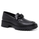 Sapato Feminino Plataforma Mocassim Estilo Oxford Fivela Trançada Sapato Feminino Plataforma Mocassim Estilo Oxford Fivela Trançada