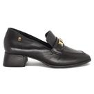 Sapato Feminino Salto Grosso Couro Bico Quadrado Bottero Sapato Feminino Salto Grosso Couro Bico Quadrado Bottero