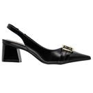 Sapato Feminino Salto Médio Slingback Bebecê T3838-536 Preto