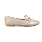 Sapato Feminino Santinelli Loafer Dourado - 1472
