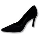 Sapato feminino scarpin bebece salto alto bico fino no nobuck preto Sapato feminino scarpin bebece salto alto bico fino no nobuck preto