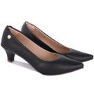 Sapato Feminino Scarpin Bico Fino Salto Fino Napa Macio