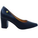 Sapato Feminino Scarpin Casual Dia a Dia Passeio Trabalho Salto Médio Bico Fino Conforto Vizzano 1290.500