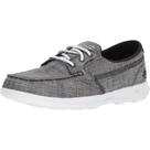 Sapato feminino Skechers Performance Go Walk Lite-15433 preto/branco